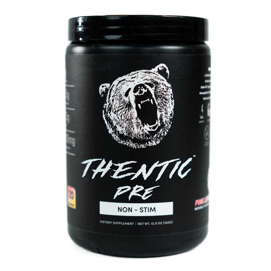 THENTIC Non-Stim Pre-Workout - Pink Lemonade