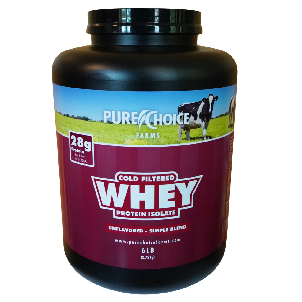 PURE CHOICE Whey Protein Isolate Powder - Unflavored