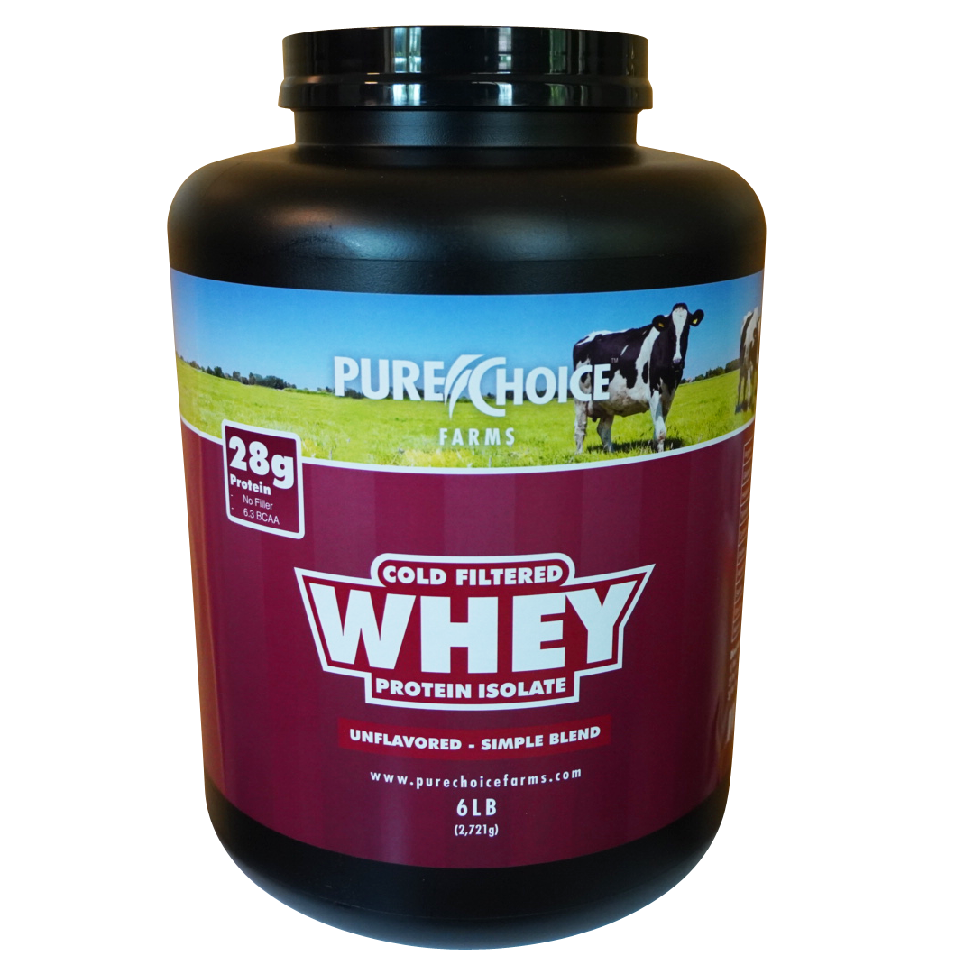 PURE CHOICE Whey Protein Isolate Powder - Unflavored