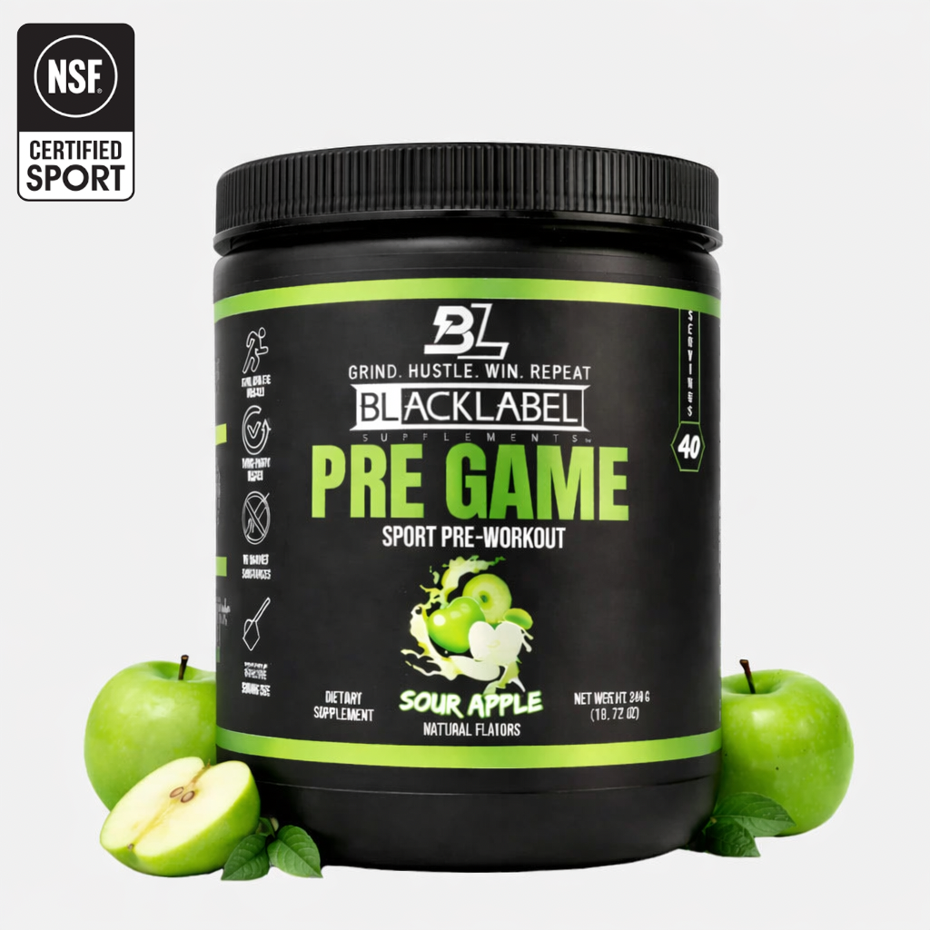 BLACKLABEL Pre Game Sport Pre-Workout - 3 Flavors
