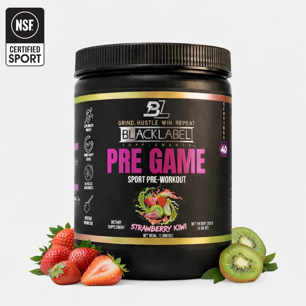 BLACKLABEL Pre Game Sport Pre-Workout - 3 Flavors