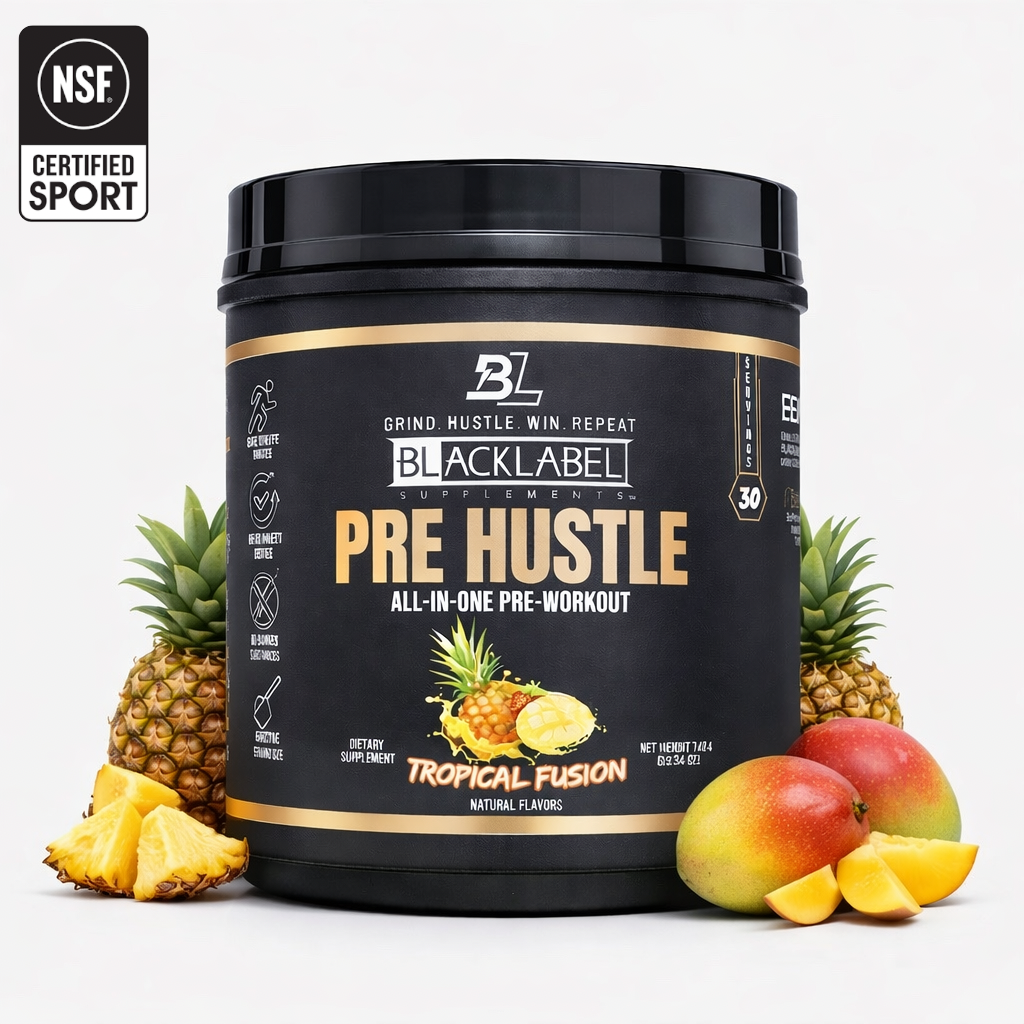 BLACKLABEL Pre Hustle ALL-IN-ONE Pre-Workout - 3 Flavors