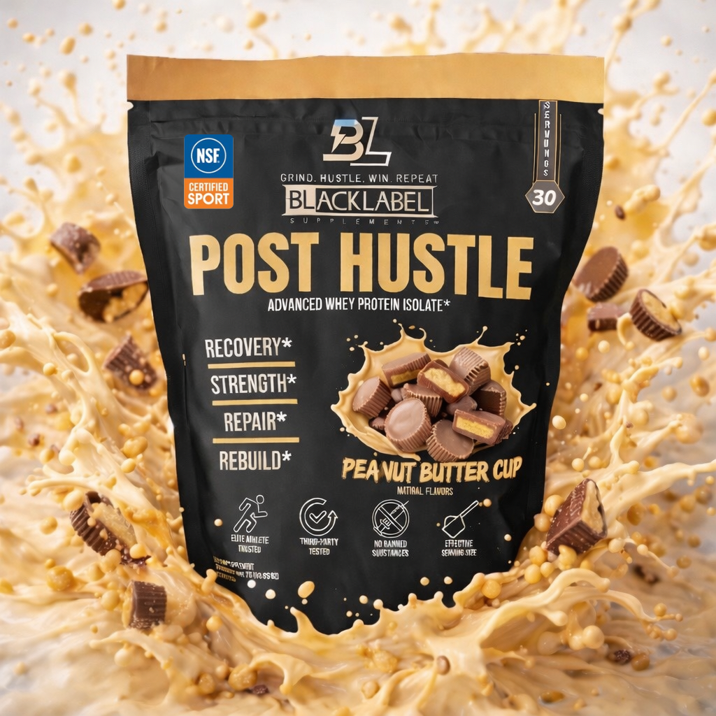 BLACKLABEL POST HUSTLE Whey Protein Isolate Powder - 4 Flavors
