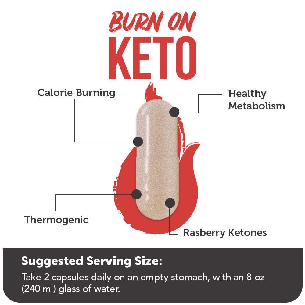 VITAMIN BOUNTY Burn On Keto Thermogenic Calorie Burner - 60 Capsules
