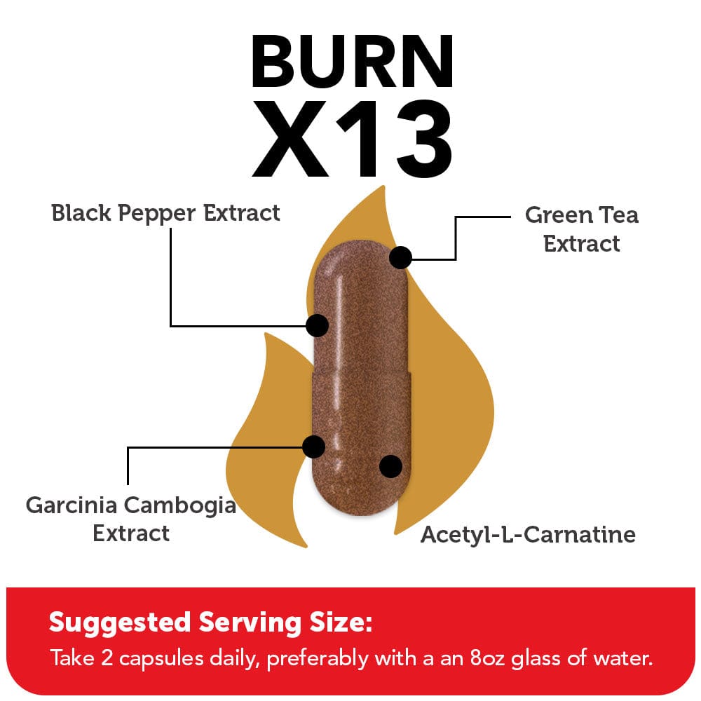 VITAMIN BOUNTY Burn X13 Thermogenic Fat Burner - 60 Capsules