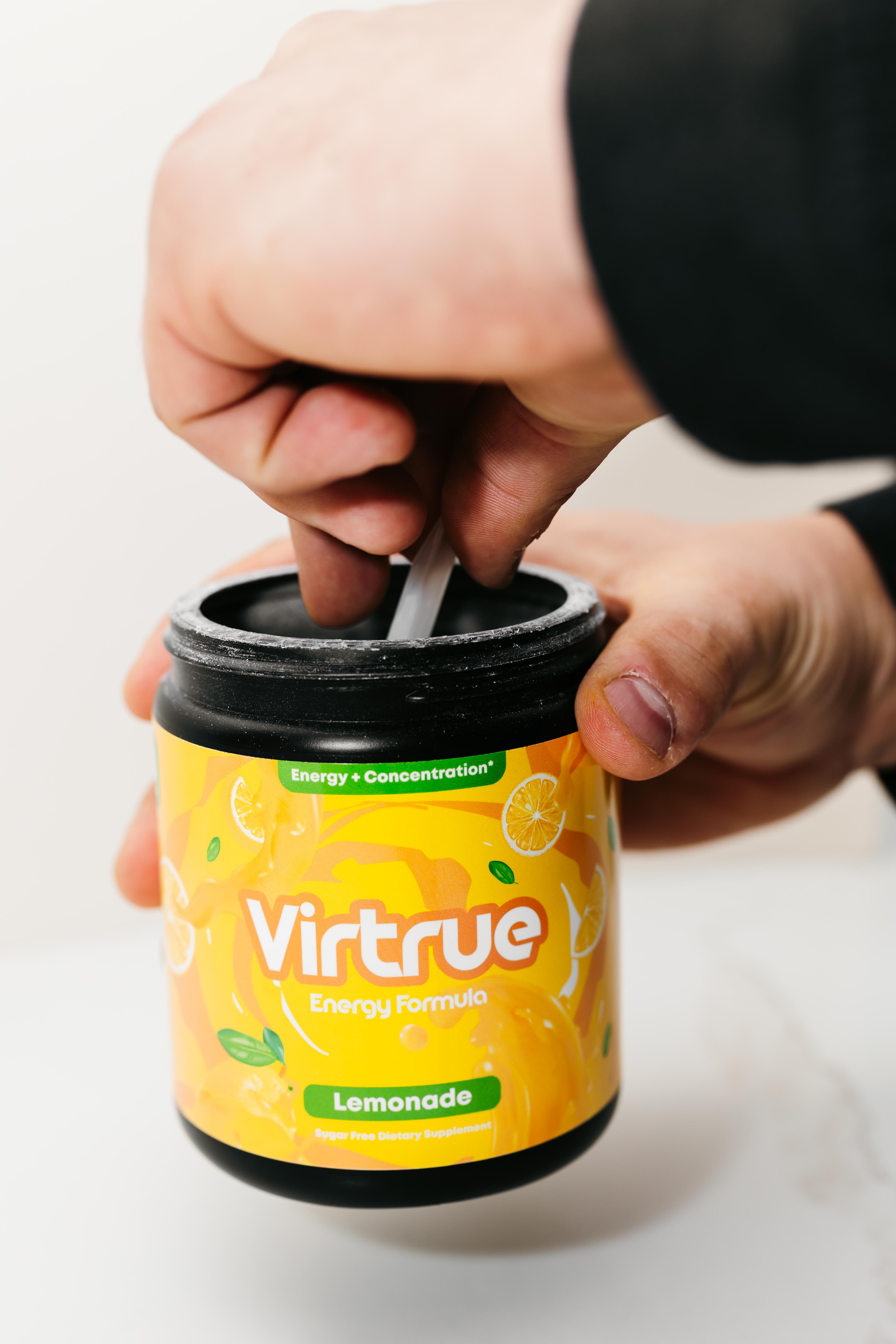 VIRTRUE Sugar-Free Pre-Workout - Lemonade