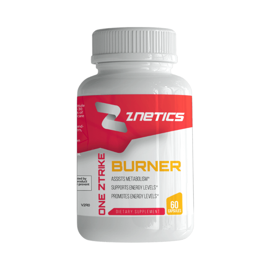ZNETICS ONE ZTRIKE Thermogenic Fat Burner with Green Tea & Caffeine - 60 Capsules