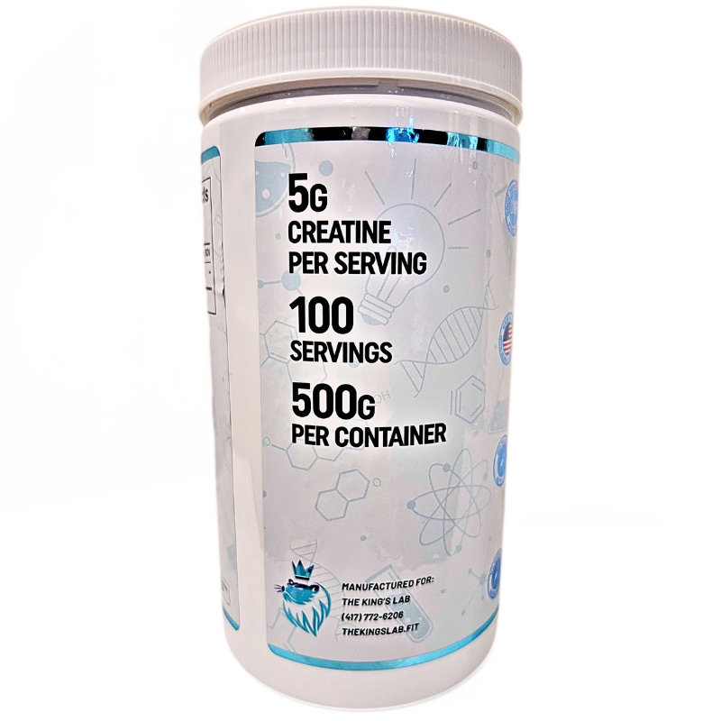 THE KING'S LAB Micronized Creatine Monohydrate Powder – Unflavored