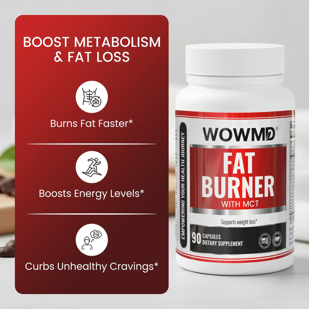 WOW MD Fat Burner with MCT - 90 Capsules