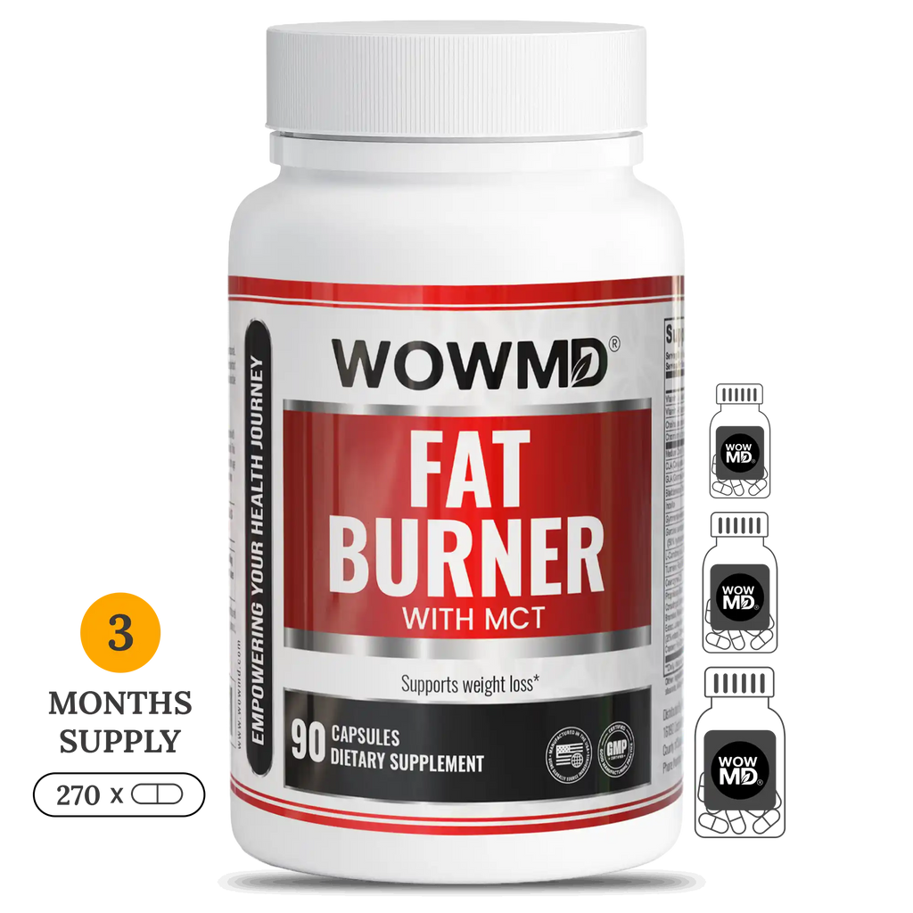 WOW MD Fat Burner with MCT - 90 Capsules