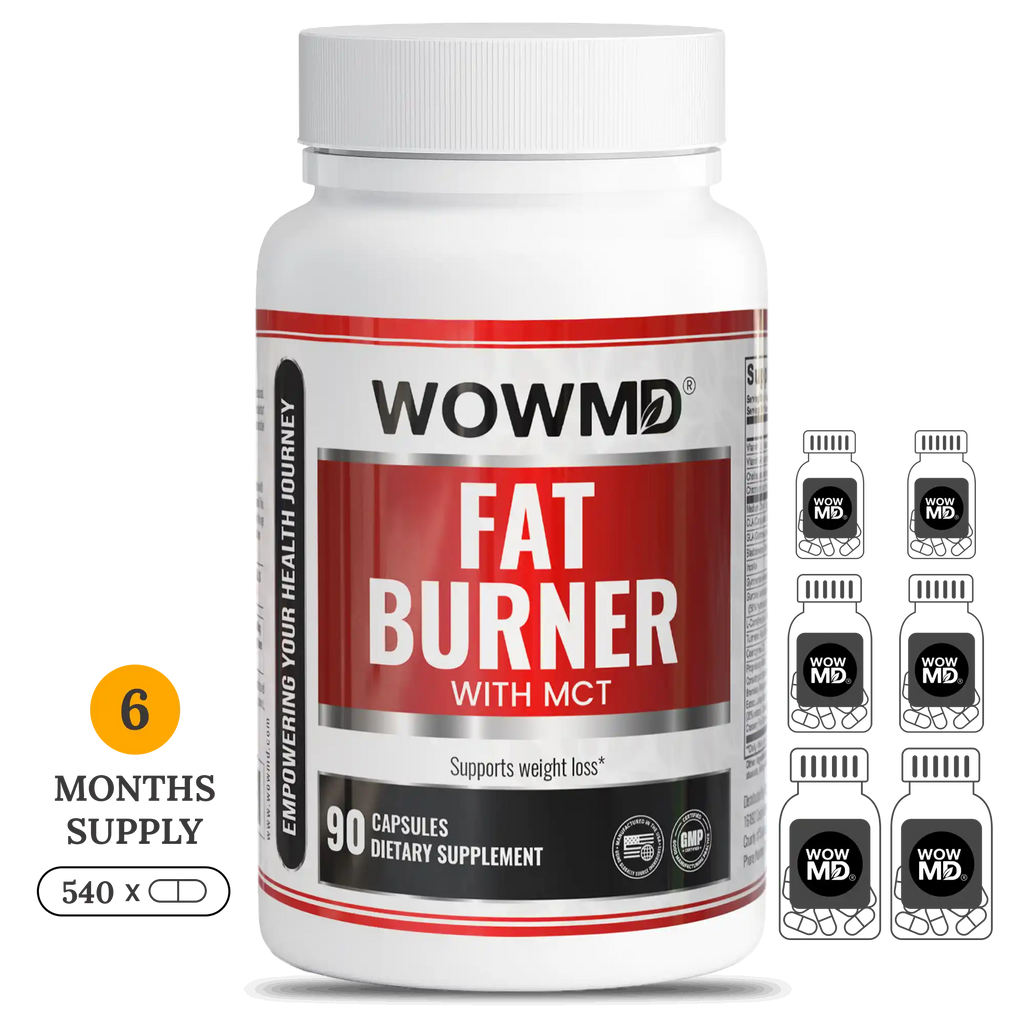 WOW MD Fat Burner with MCT - 90 Capsules