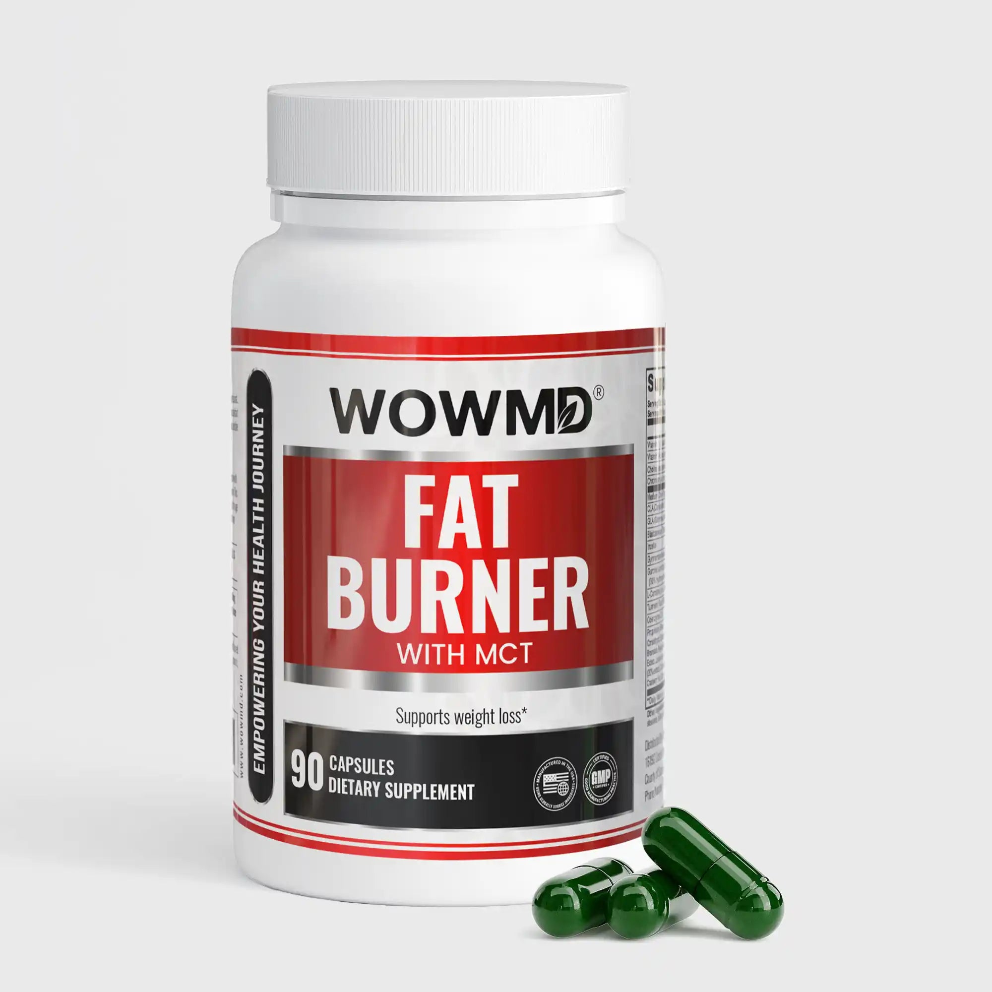 WOW MD Fat Burner with MCT - 90 Capsules