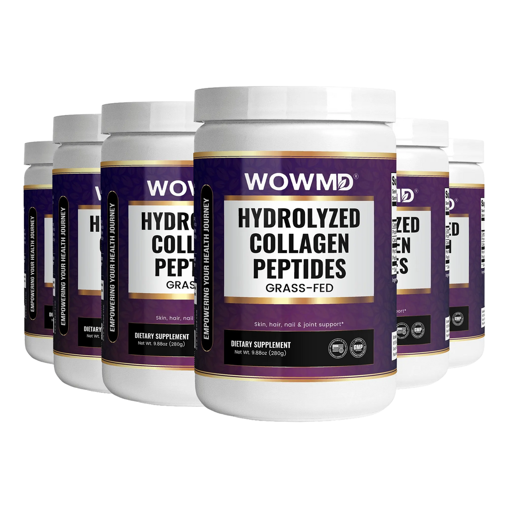 WOW MD Grass-Fed Hydrolyzed Collagen Peptides Powder - Unflavored
