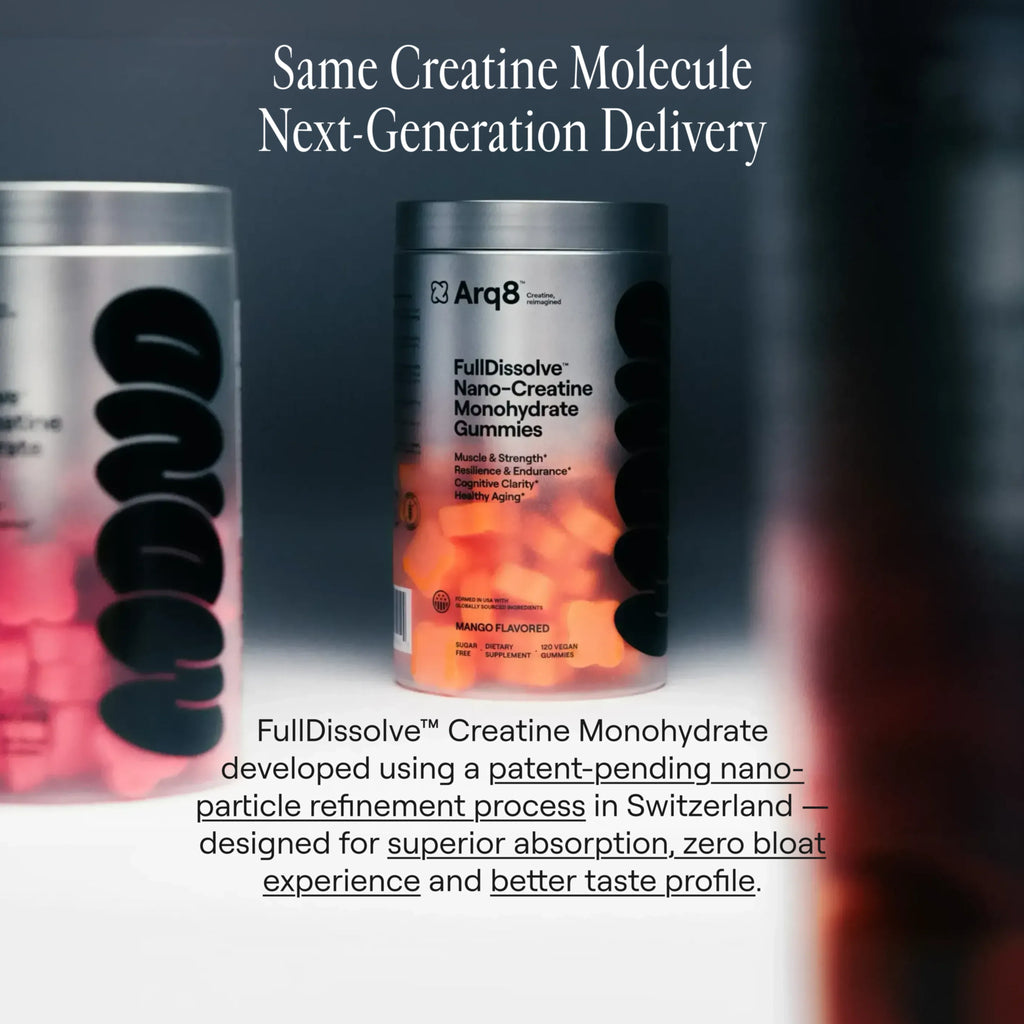 Arq8™ Nano-Creatine Monohydrate Gummies - 2 Flavors