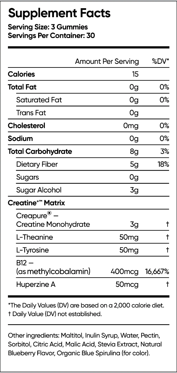 BEAR BALANCED Creatine Gummies - 3 Flavors