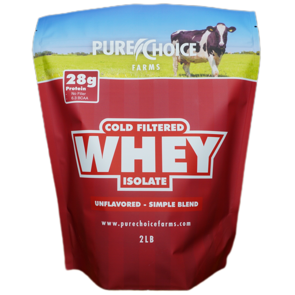 PURE CHOICE Whey Protein Isolate Powder - Unflavored