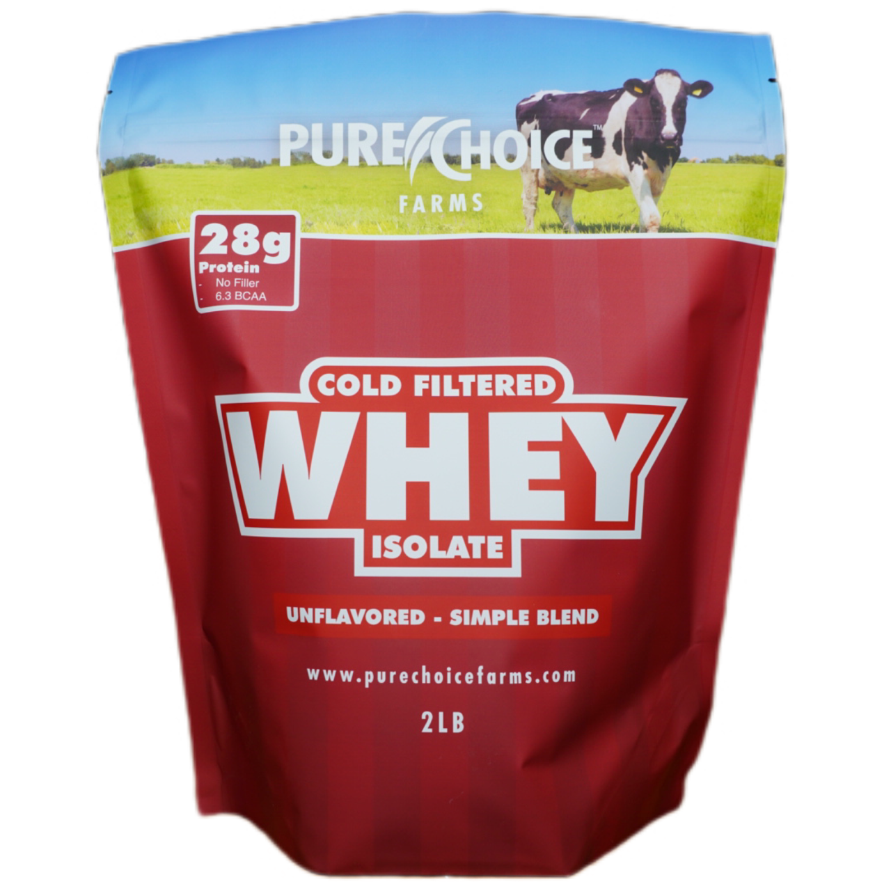 PURE CHOICE Whey Protein Isolate Powder - Unflavored