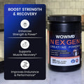 WOW MD NexGen Micronized Creatine Powder - Unflavored