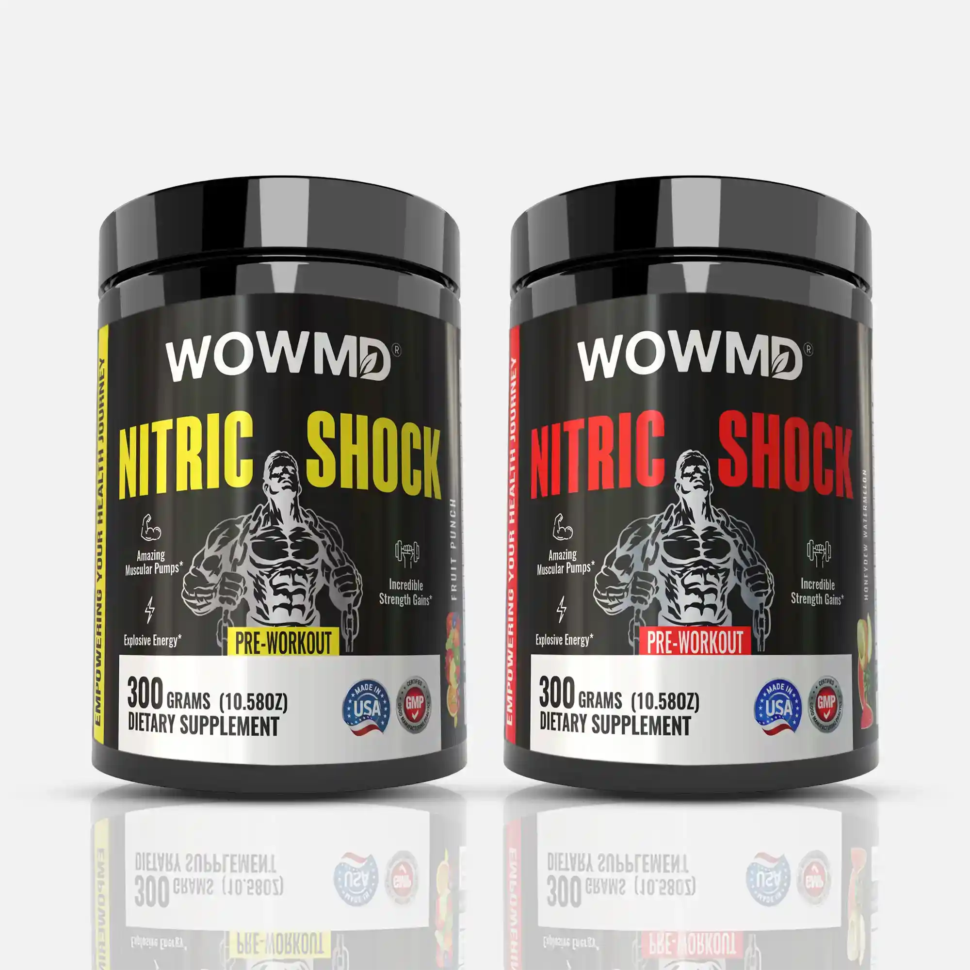 WOW MD Nitric Shock Pre-Workout - 2 Flavors