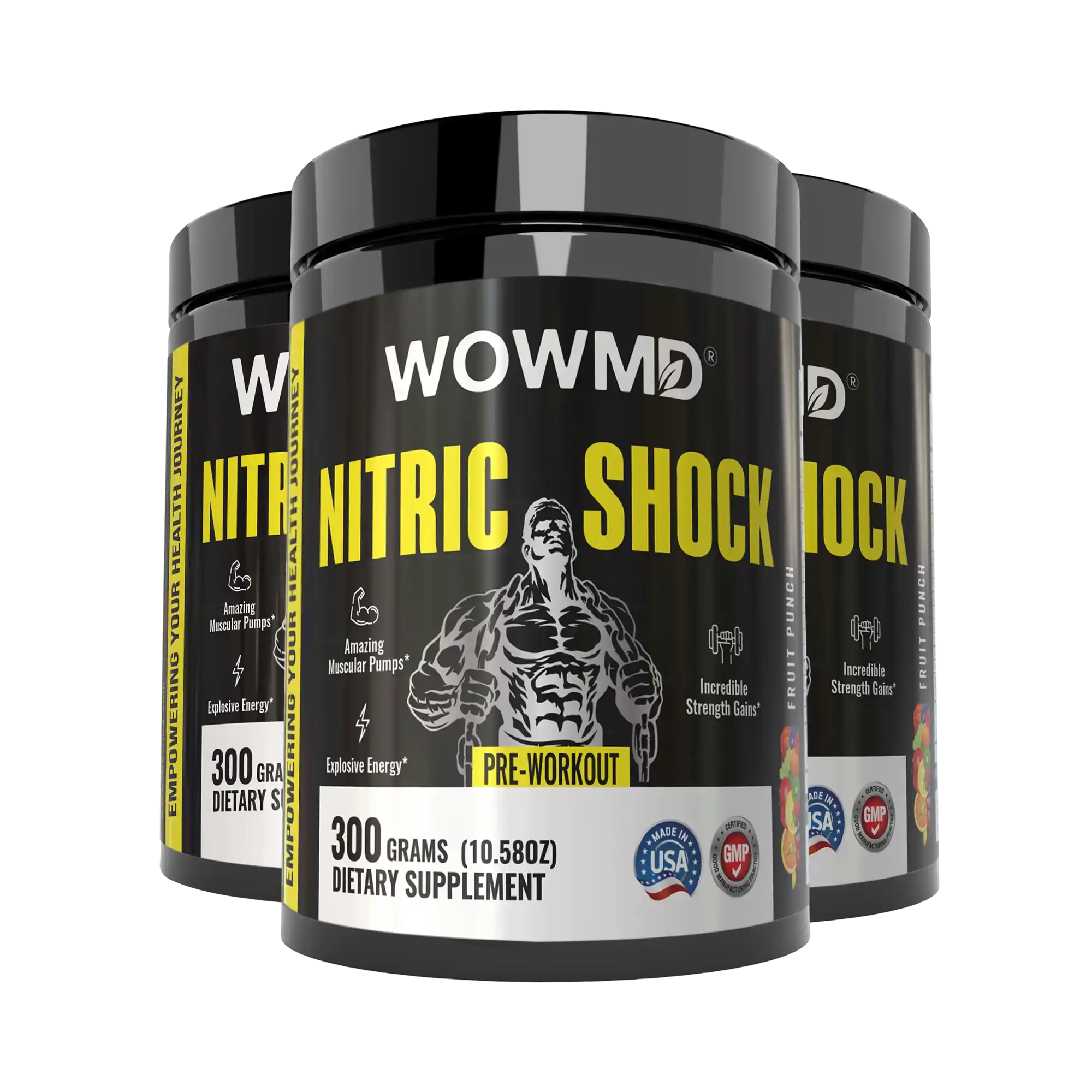 WOW MD Nitric Shock Pre-Workout - 2 Flavors