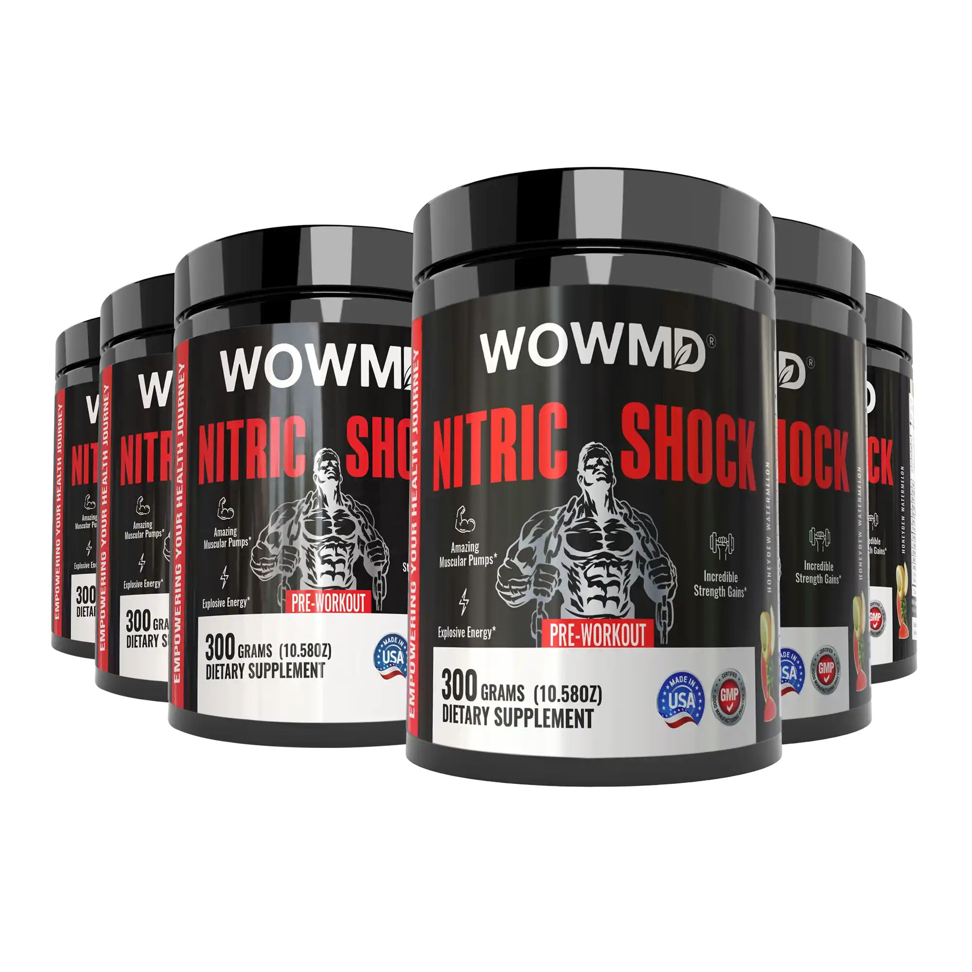 WOW MD Nitric Shock Pre-Workout - 2 Flavors