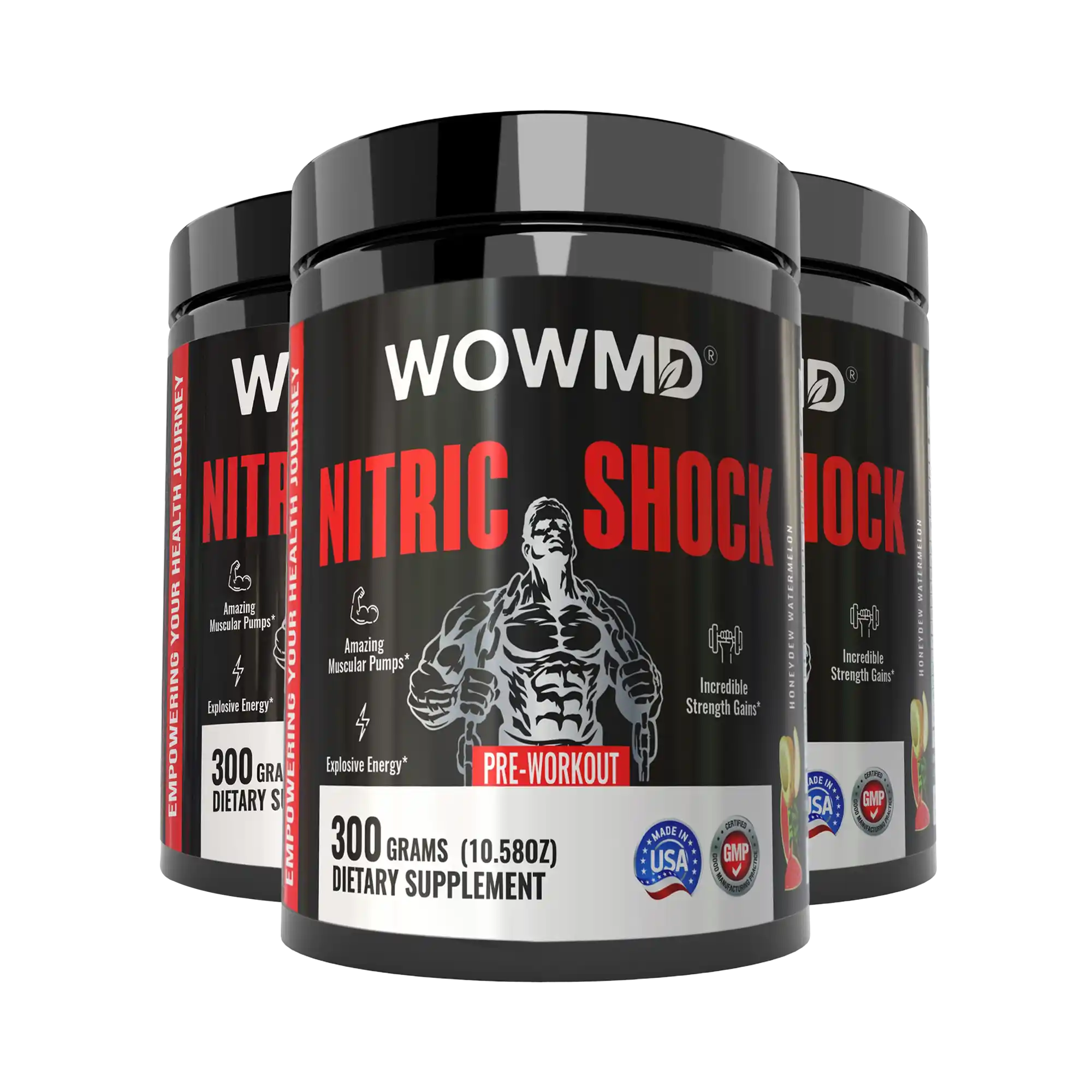 WOW MD Nitric Shock Pre-Workout - 2 Flavors