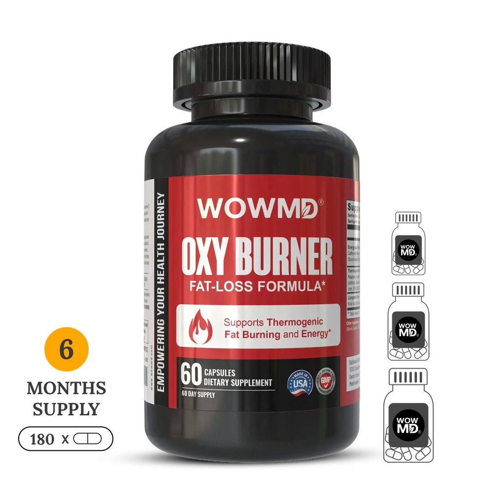 WOW MD Oxy Burner Fat-Loss Formula - 60 Capsules