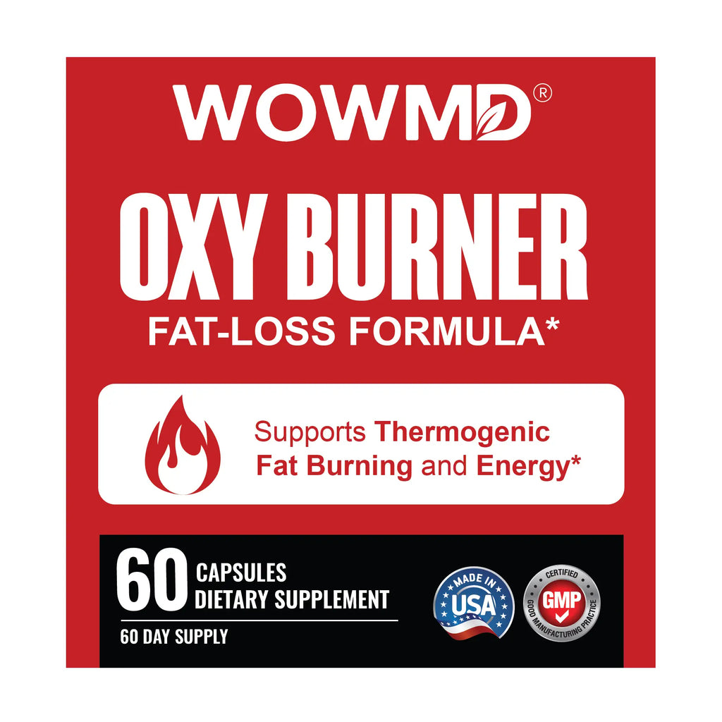 WOW MD Oxy Burner Fat-Loss Formula - 60 Capsules
