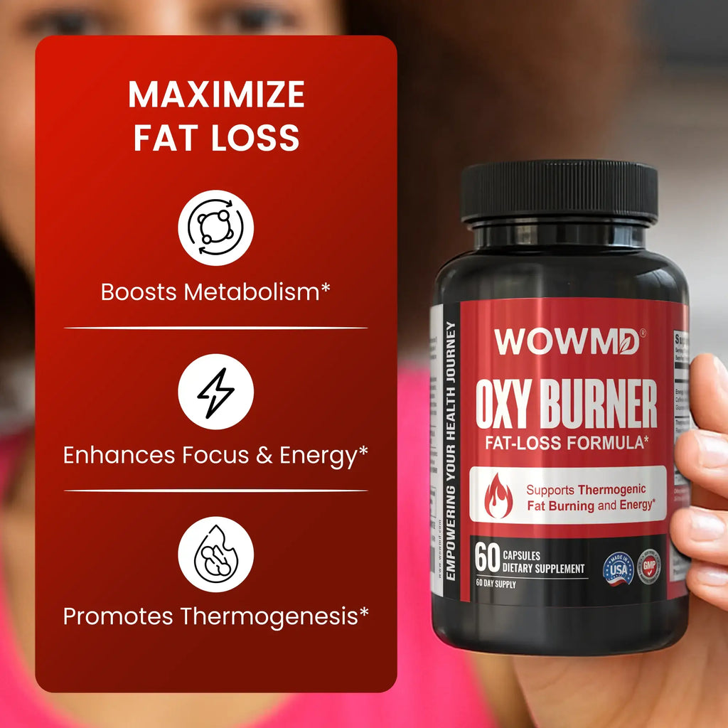 WOW MD Oxy Burner Fat-Loss Formula - 60 Capsules