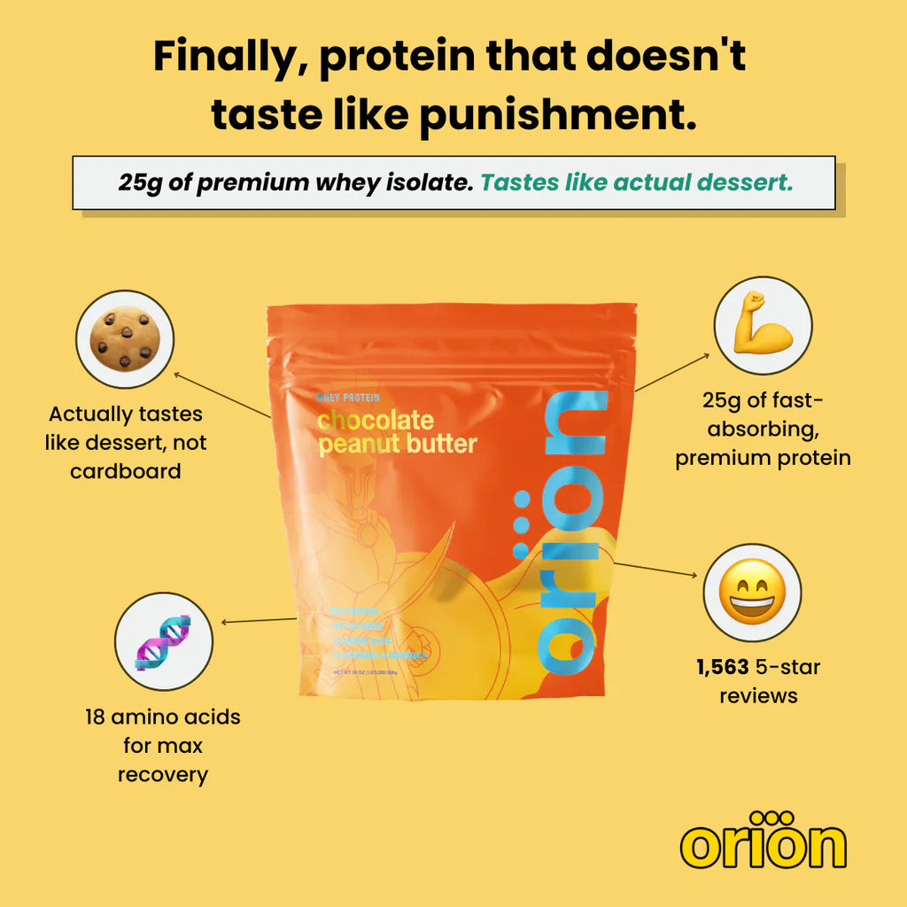 ORION Whey Protein Powder - 3 Flavors