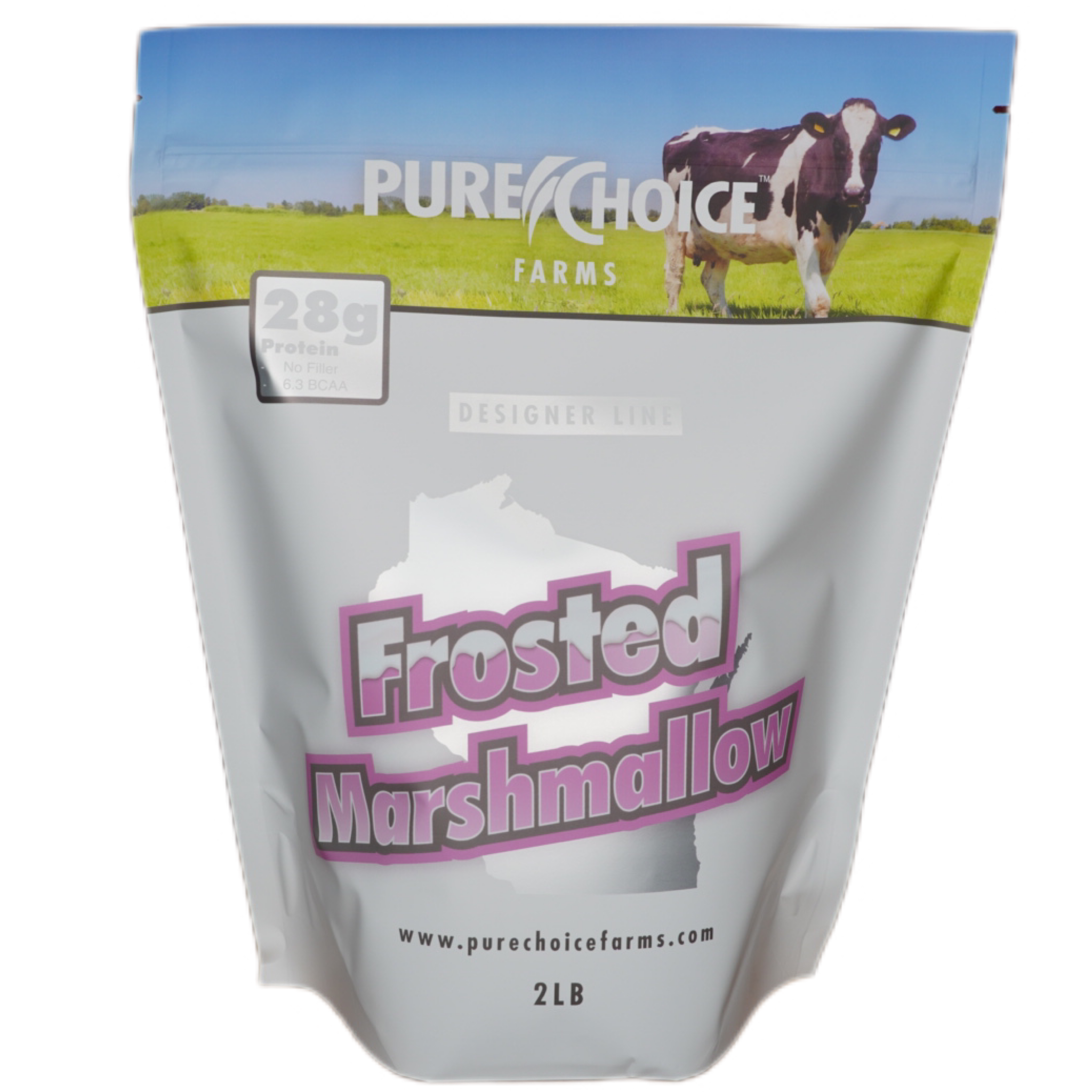 PURE CHOICE Whey Protein Isolate Powder - Frosted Marshmallow