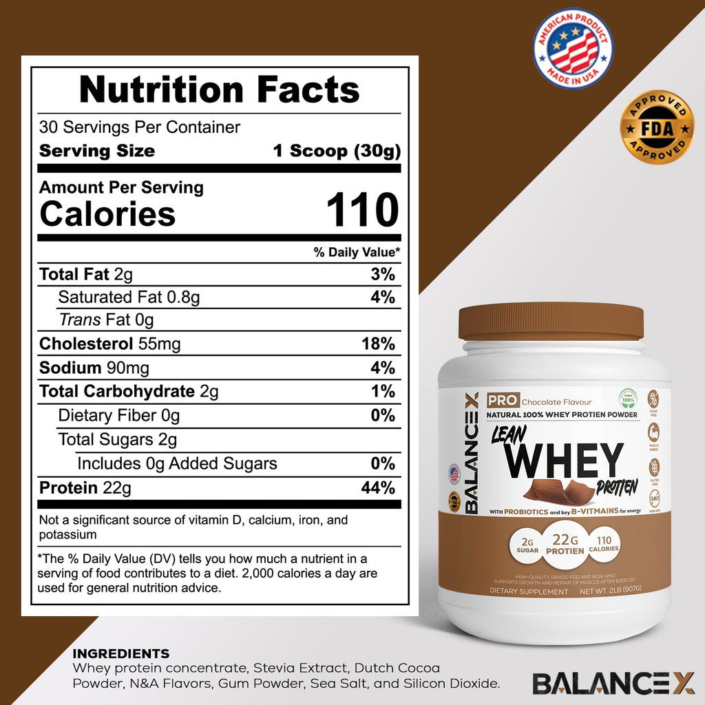 BALANCEX Natural Lean Whey Protein - Chocolate