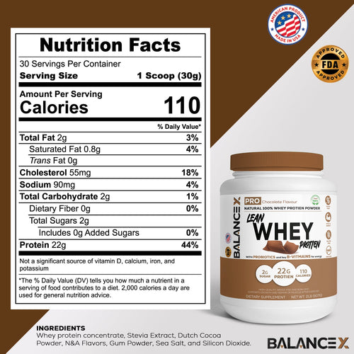BALANCEX Natural Lean Whey Protein - Chocolate