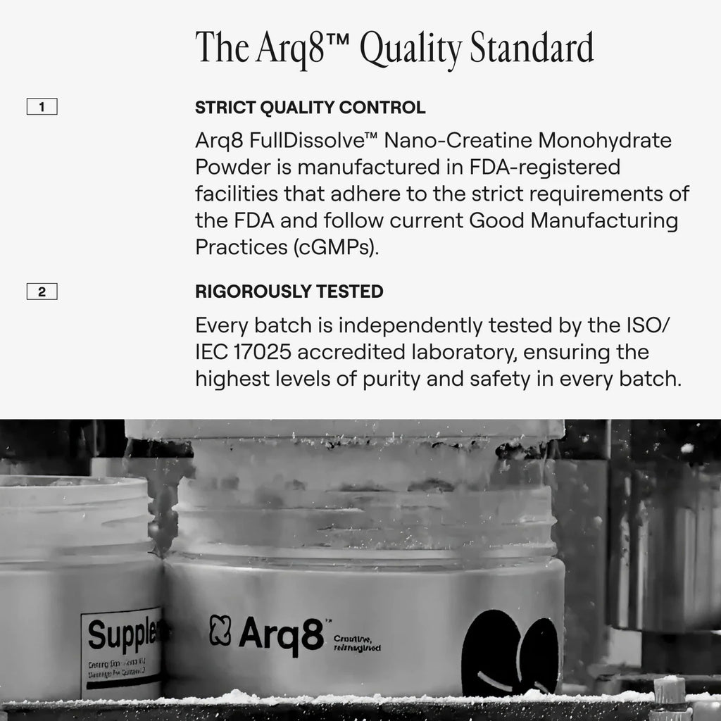 Arq8™ Nano-Creatine Monohydrate Powder - Unflavored