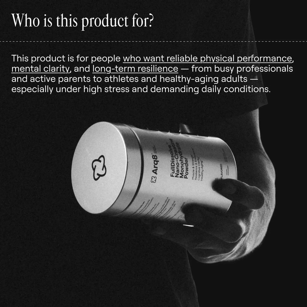 Arq8™ Nano-Creatine Monohydrate Powder - Unflavored
