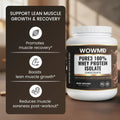 WOW MD Pure3 100% Whey Protein Isolate Powder - Chocolate