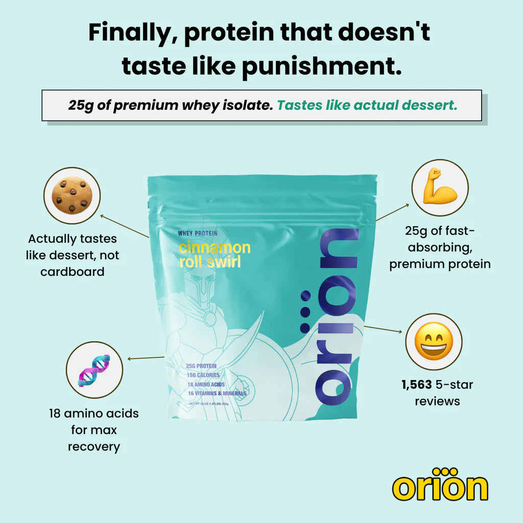 ORION Whey Protein Powder - 3 Flavors