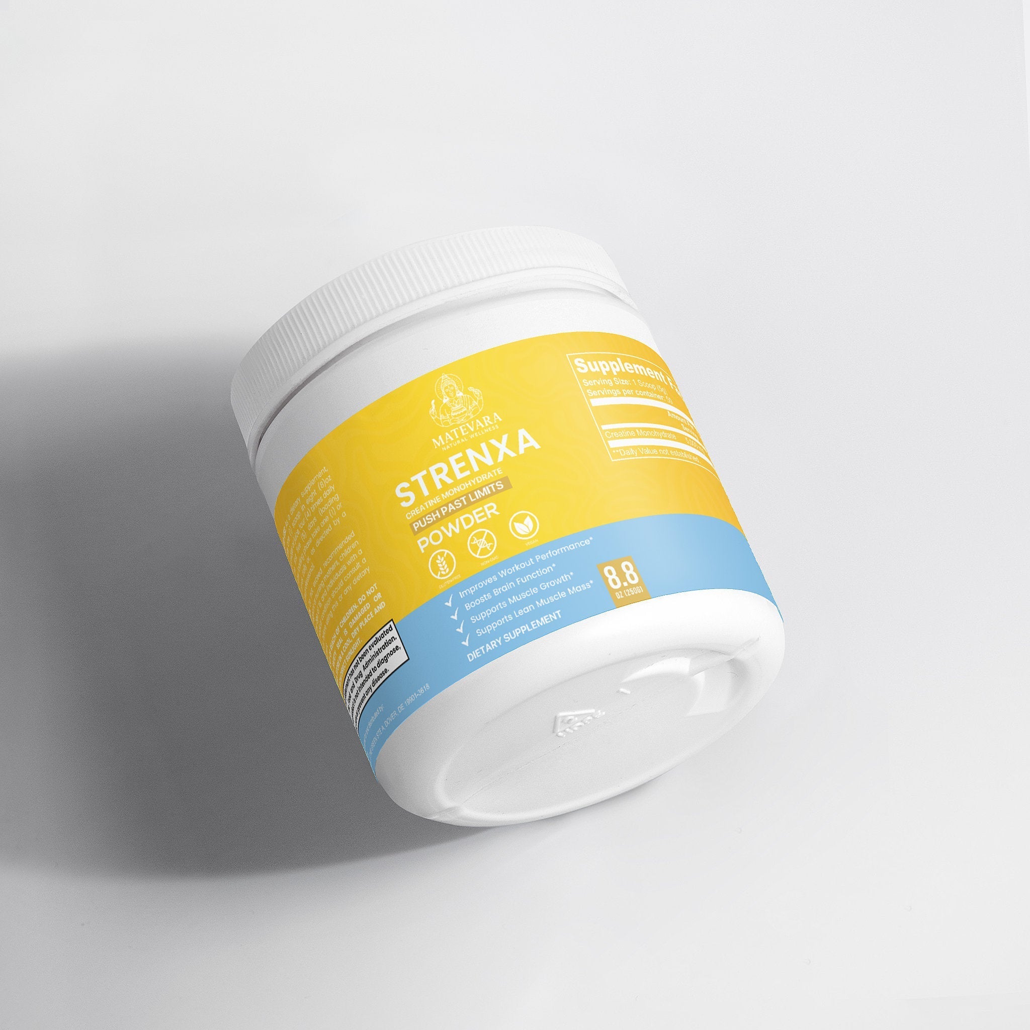 STRENXA Creatine Monohydrate Powder - Unflavored