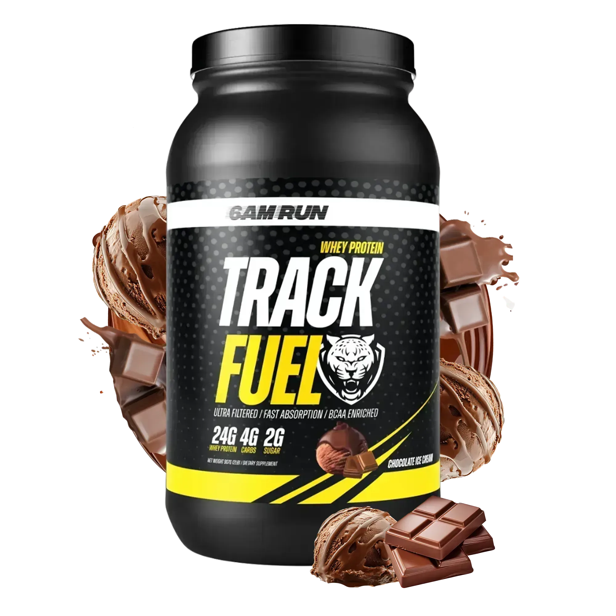 6AM RUN TRACK FUEL Whey Protein Powder - 4 Flavors