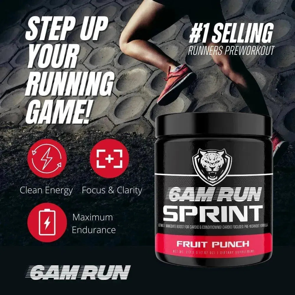 6AMRUN Training Trio Pre-Workout, Hydration, and Recovery - 10 Flavors