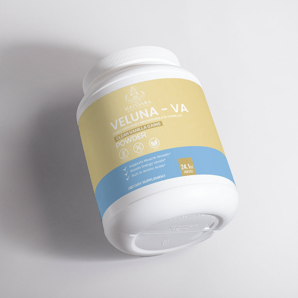 VELUNA VA Pure3 Whey Protein Isolate Powder - Vanilla