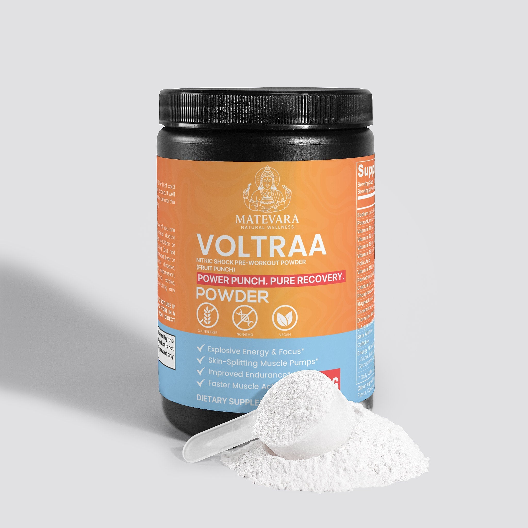 VOLTRAA Nitric Pre-Workout - Fruit Punch