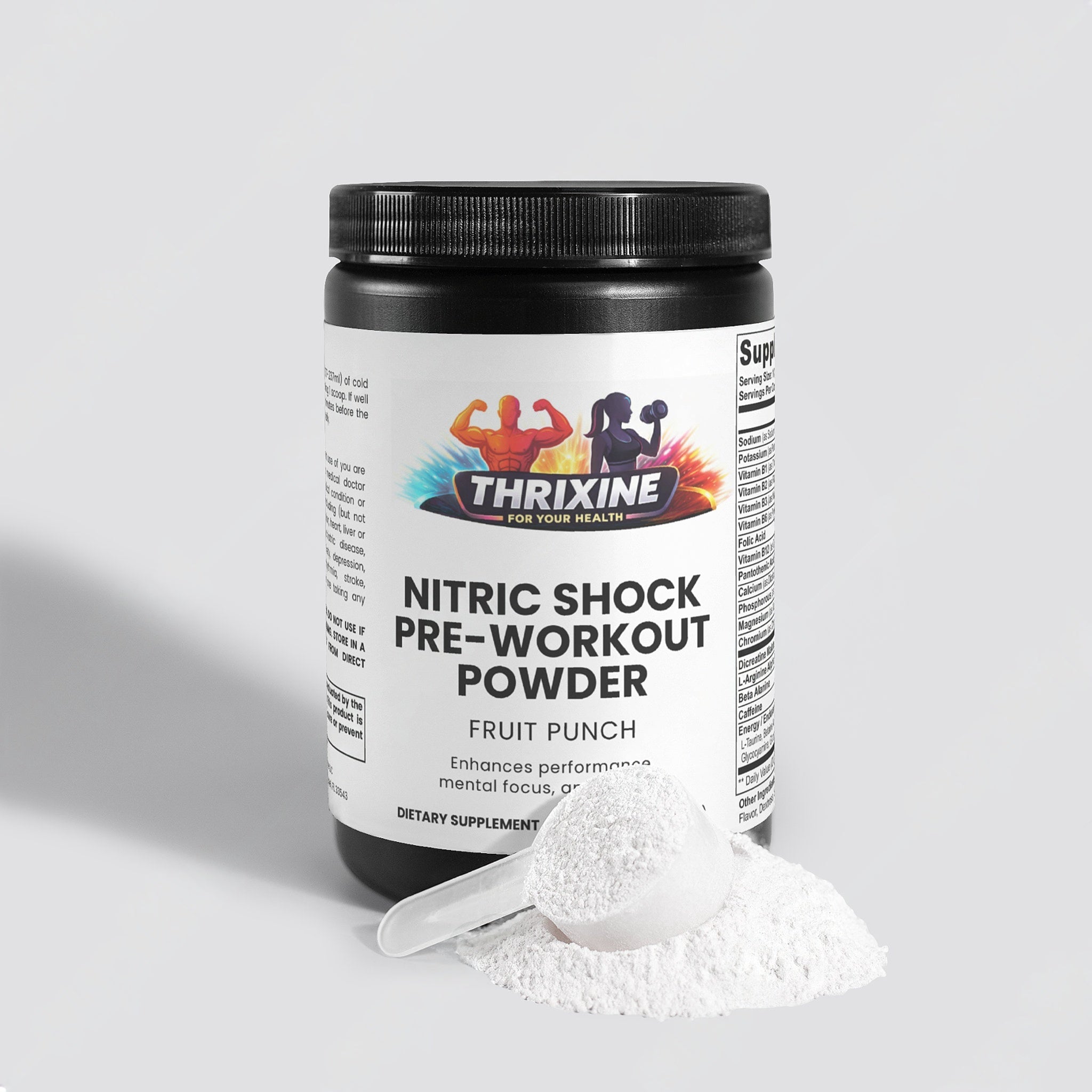 THRIXINE Nitric Shock Pre-Workout - Fruit Punch