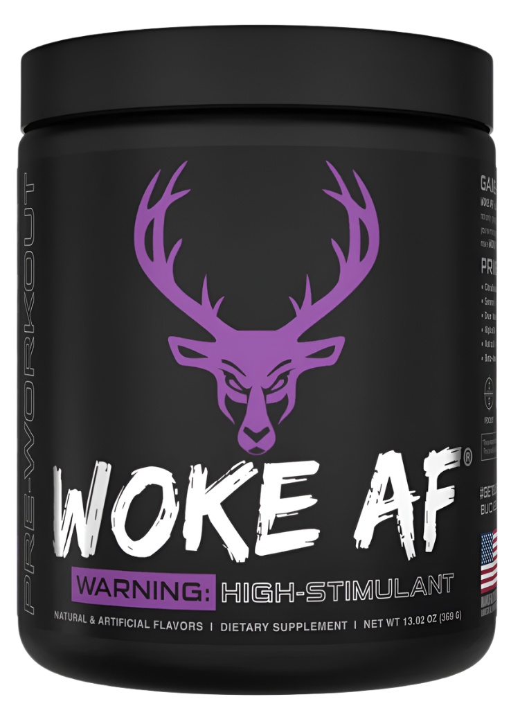 BUCKED UP WOKE AF High-Stimulant Pre-Workout - 8 Flavors