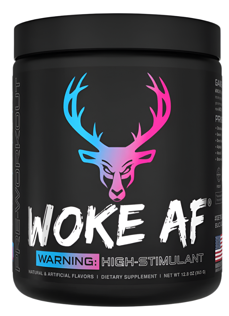 BUCKED UP WOKE AF High-Stimulant Pre-Workout - 8 Flavors